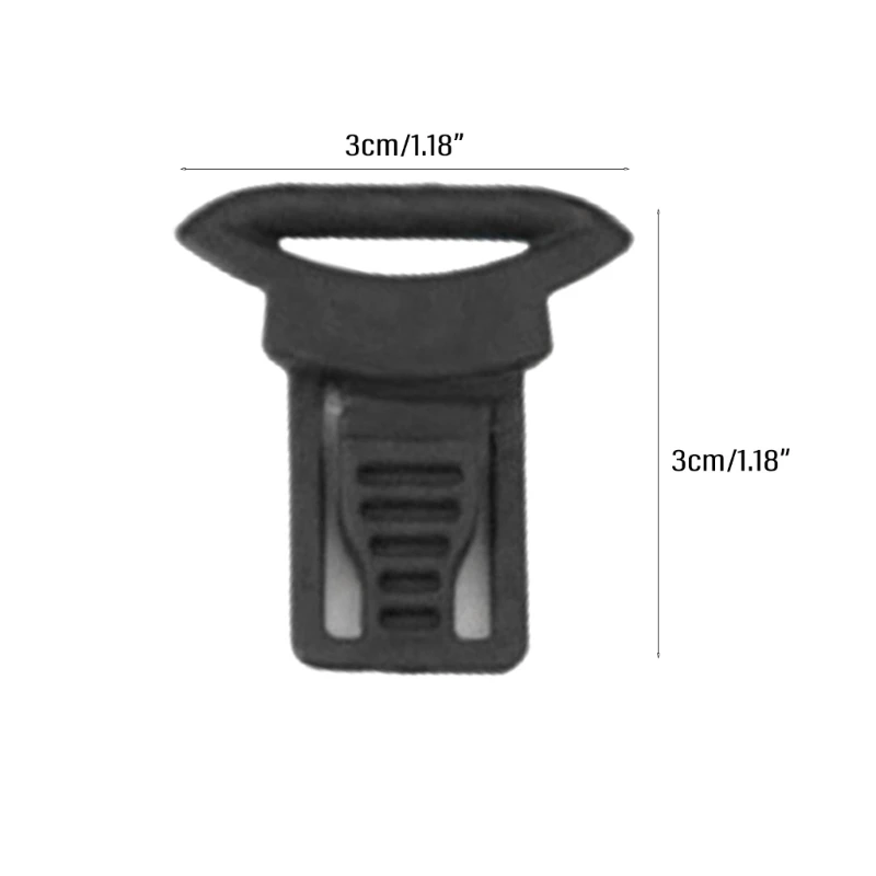 زوج واحد من مشابك النظارات الدوارة للخوذة التكتيكية والقضبان الجانبية ومشابك النظارات الدوارة