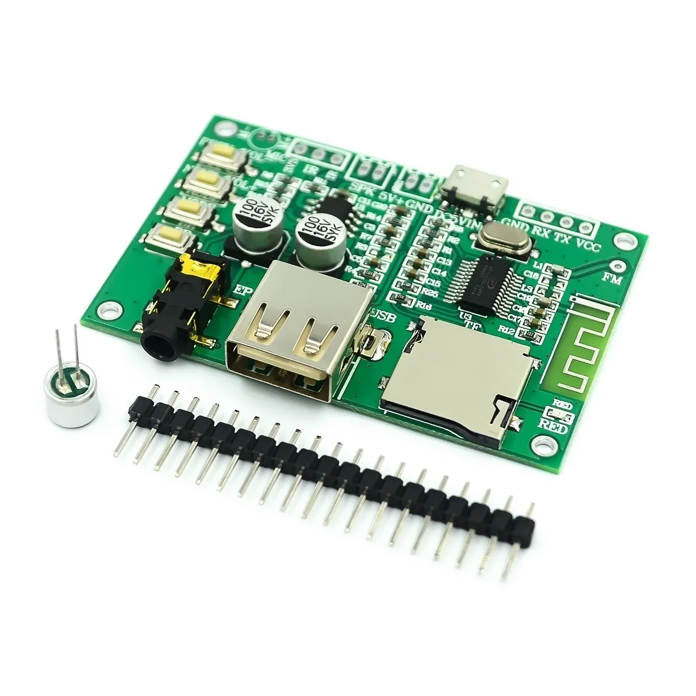 BT201 Dual mode 5.0 For Bluetooth receiver module lossless audio power amplifier board car speaker DIY headphone TF card U disk