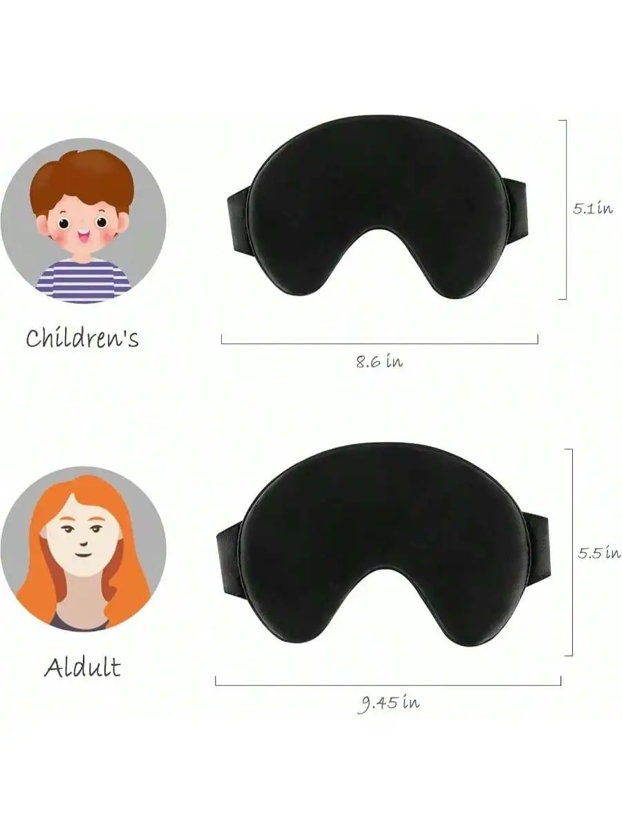 

Silk Eye Mask Blackout Sleep Cover Adjustable Soft Comfortable Adult