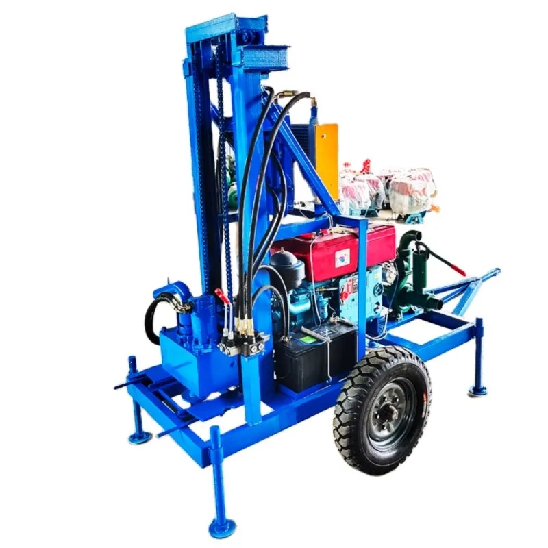 

High Quality 22 HP Water Well Drilling Rig Machine Bore Well Drilling Machine Specifications