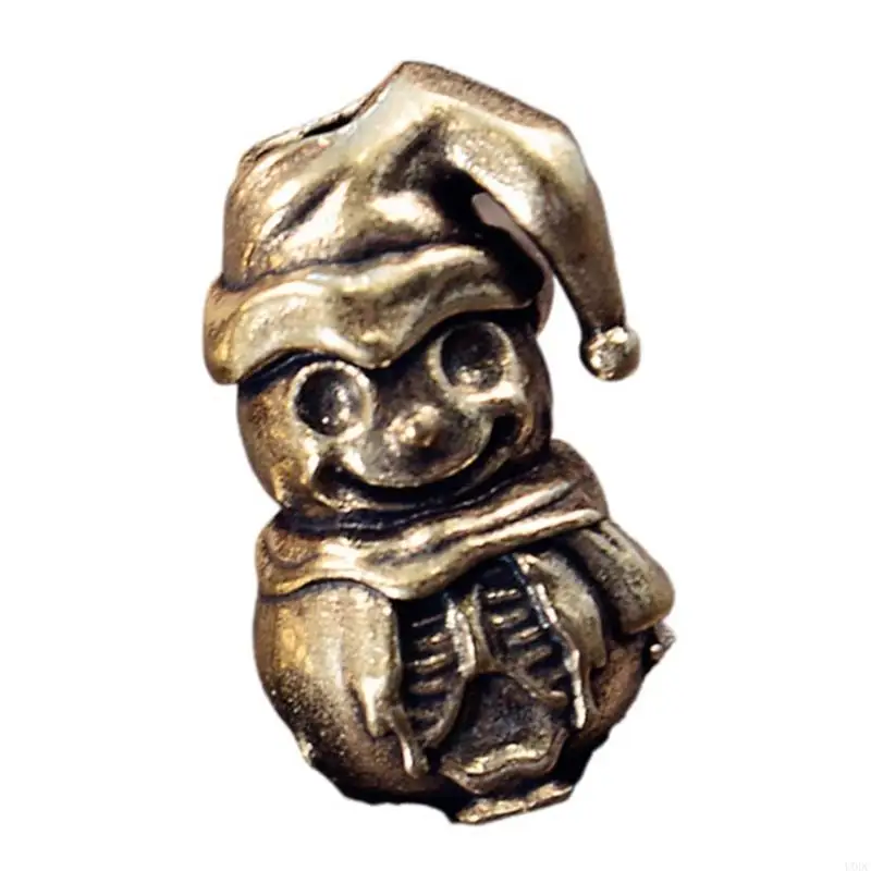 Sneeuwpop kralen voor het maken unieke charmeaccessoires en paracord-liefhebberuitrusting gat artistieke Y166