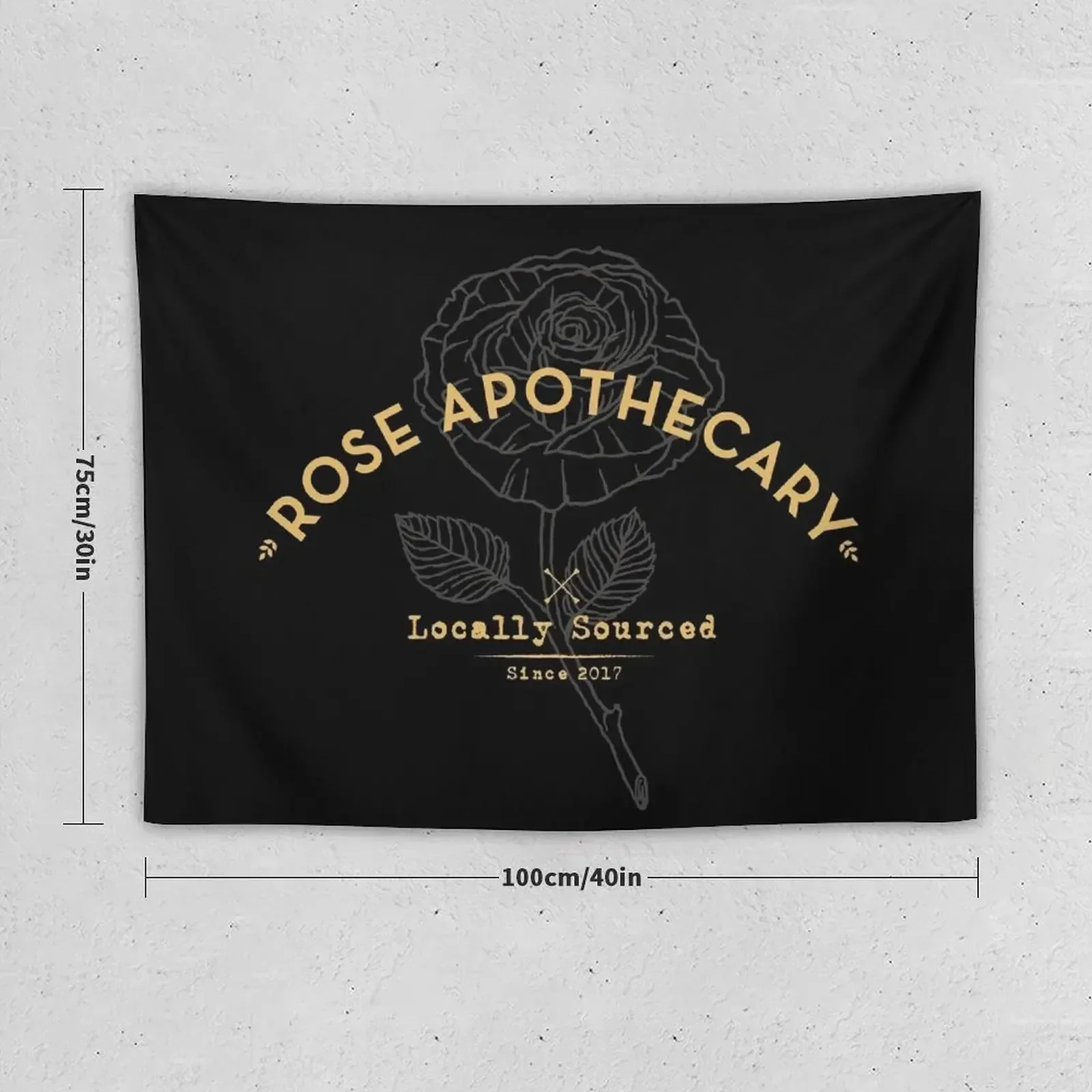 Dark Rose Apothecary Tapestry Funny Bedroom Deco House Decor Tapestry