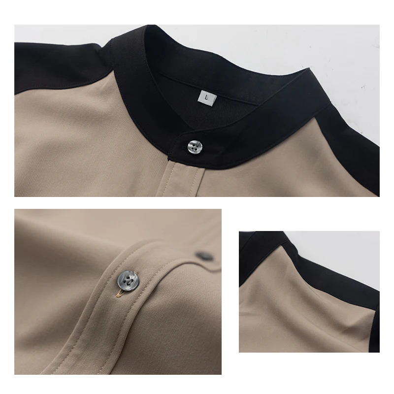 Воздухопроницаемые комбинезоны, летняя униформа, мужской костюм для кухни, ресторана, официанта, официанта, костюм с коротким рукавом, Высококачественная рабочая одежда для отеля