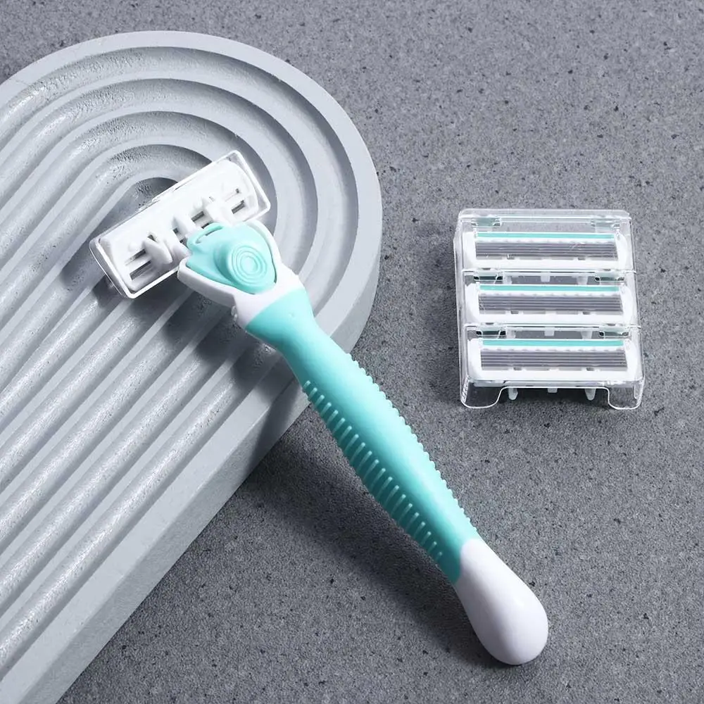 Steel Blade Hair Trimmeing Epilator Tools 6 Layer Blade Hair Removal Shaver Underarm Razor Eyebrow Razor Hair Removal Tools