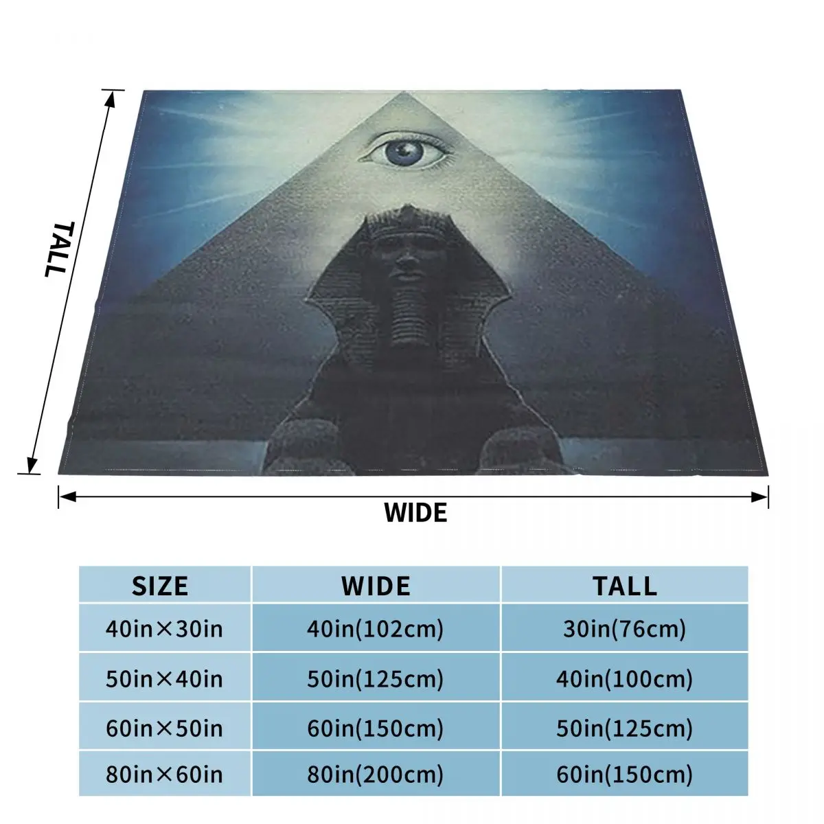 Egyptian Pyramid Famous Architecture Blankets Soft Warm Flannel Throw Blanket Bedding for Living room Picnic Travel Home Couch