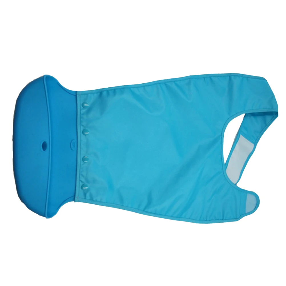 

Waterproof Silicone Bibs for Adults Eating Mealtime Apron Tray Anti Oil Stain Resistant Easy to Clean Health Accessories