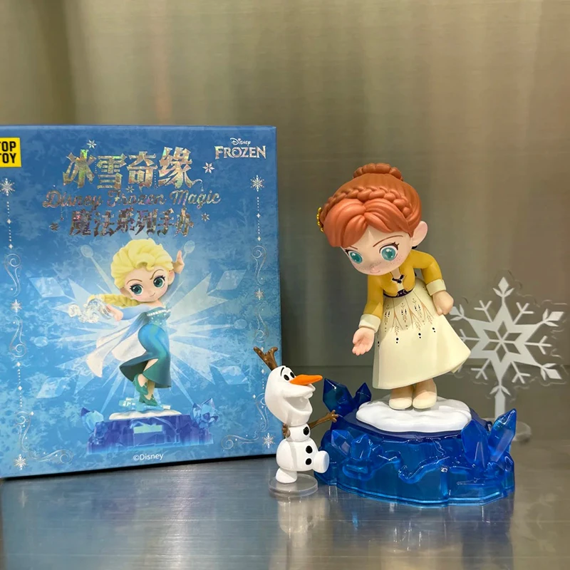 Disney Frozen Magic Serie Blinde Doos Anna Elsa Olaf Mysterieuze Verrassingsdoos Prinses Figuur Model Pop Kinderen Trendy Speciaal Cadeau