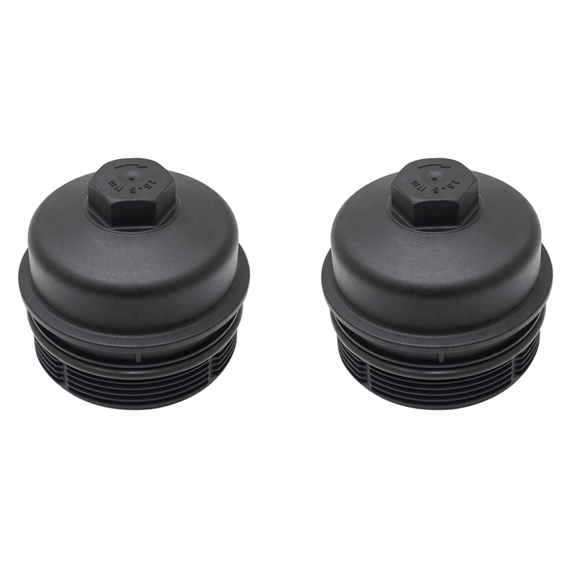 2X Oil Filter Housing Cap Cover BB3Q6737BA Automobiles Filters Cap Car Filter Cover For MAZDA BT-50 FORD RANGER