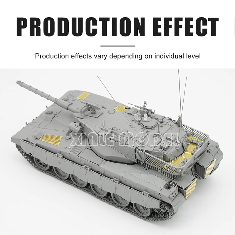 BORDER Kit modello di carro armato assemblato in plastica BT-055 Carro armato da battaglia principale Merkava 2, completamente costruito, sospensione attiva 1/35