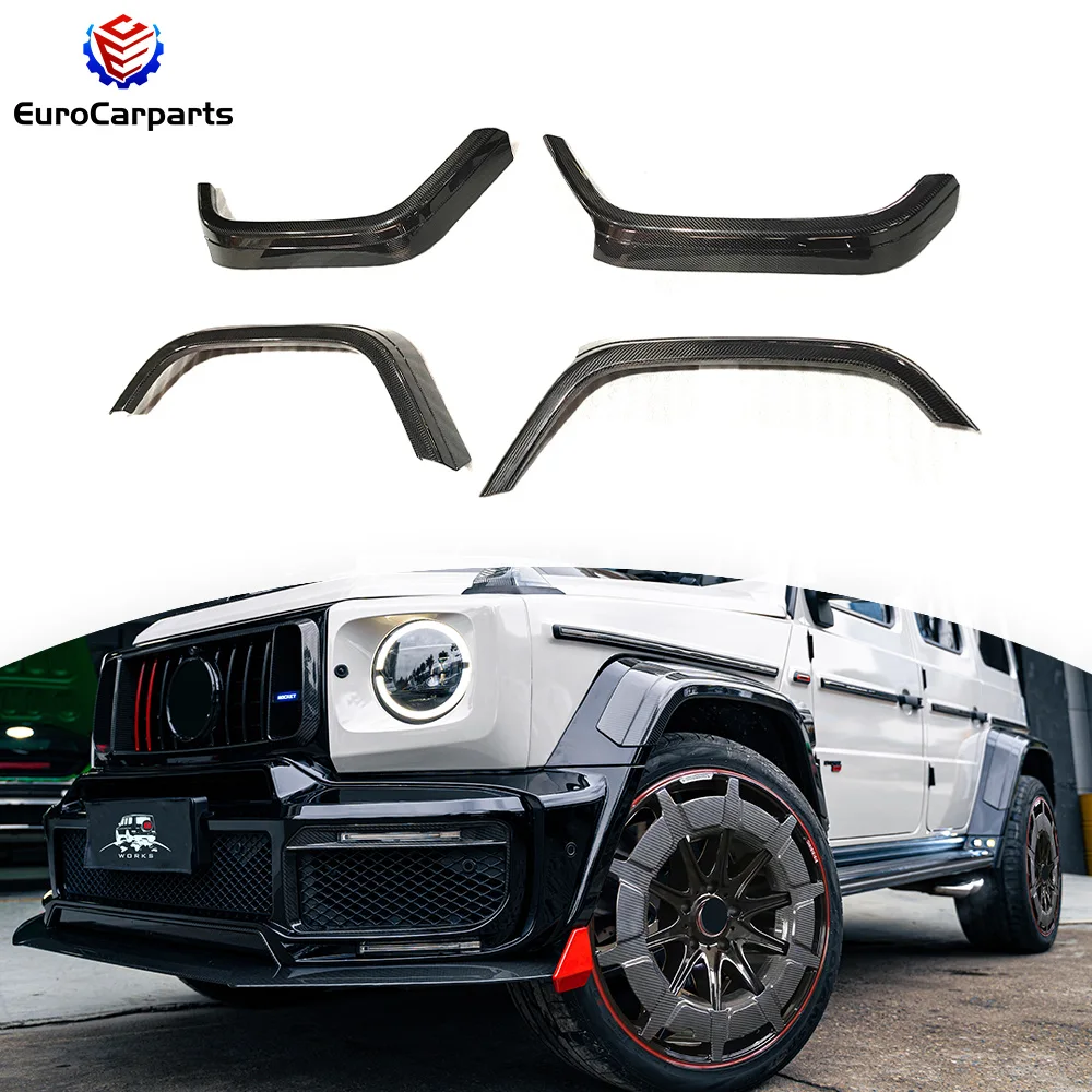 

BA B900 Rocket Style Over Fenders for 2019+ G Class W464 W463A Dry Carbon Fiber Car Accessories Fender Flares Wheel Brow Arch