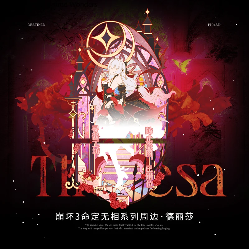 Honkai Impact 3 Elysia Anime Seele Vollerei أكريليك كوسبلاي موضة حلية حامل ديكور علامة واقفة هدية لصديق الهالوين