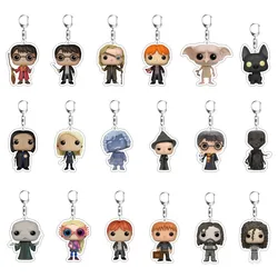 Nuovo portachiavi POP Toy Harry Potter Series Ginny Ron Hedwig Snape Luna Fawkes dendore Luna Pocket Pop Action Figure giocattoli regali