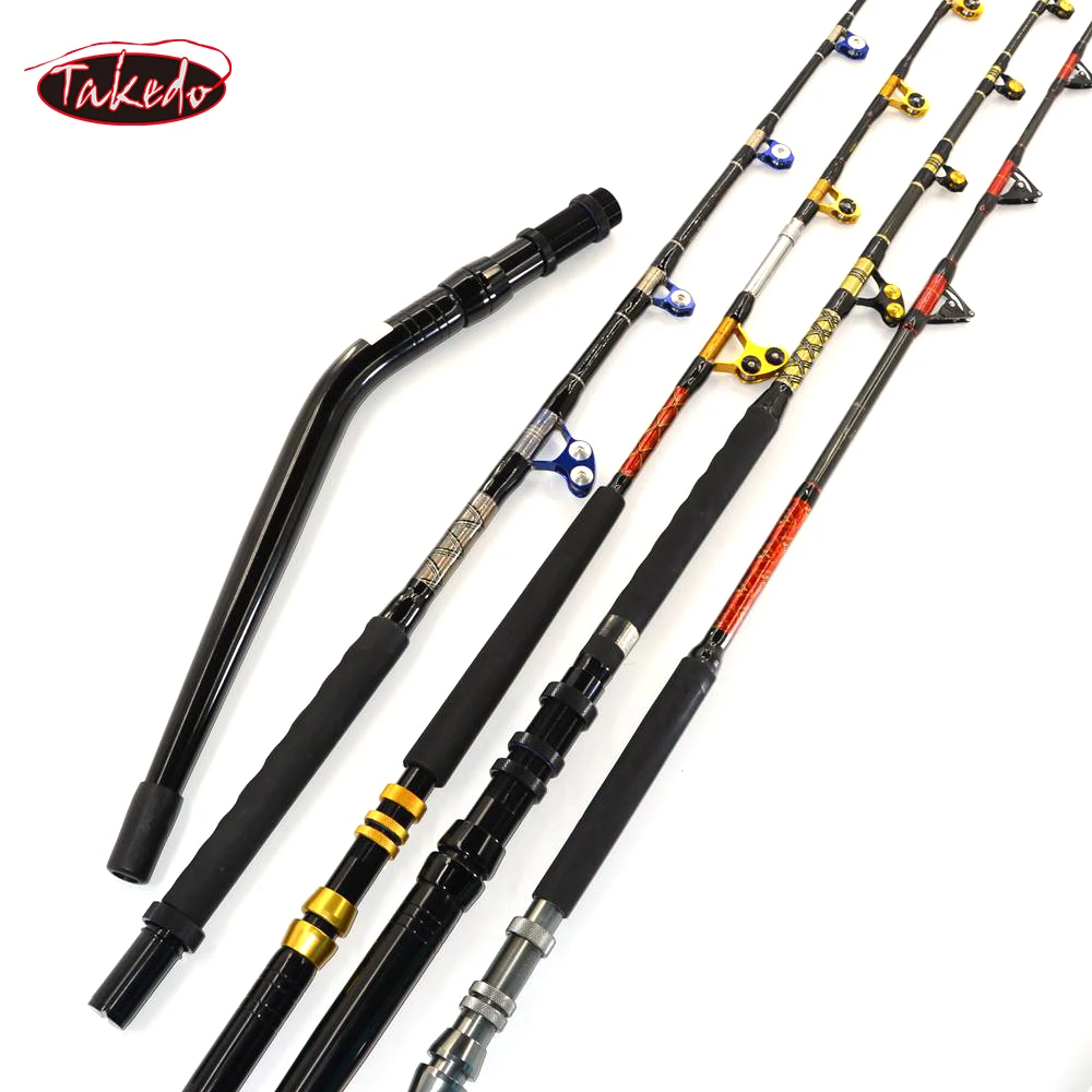 

TAKEDO 2024 NEW Tuna Marlin Tenkara Sea Saltwater Big Game Boat Trolling Rods Carbon Fishing Rod