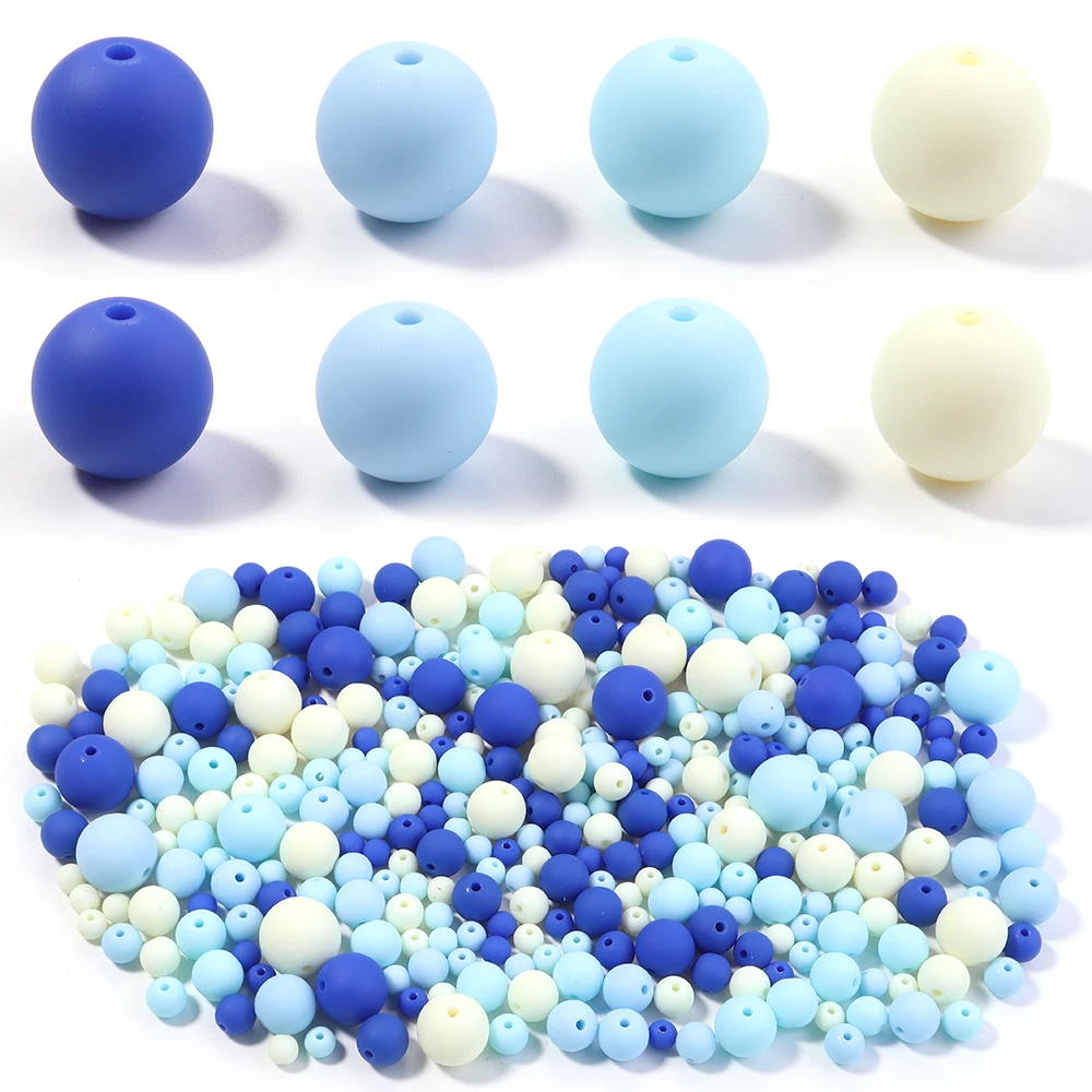 4 6 8 10 12 14 16mm Round Acrylic Matte Beads Loose Spacer Beads for Jewelry Making DIY Handmade Bracelets Necklace Accessories