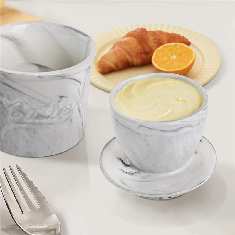 

Butter Crock For Counter With Water, Butter Keeper For Spreadable Butter Butter Dish With Lid For Countertop-AA70
