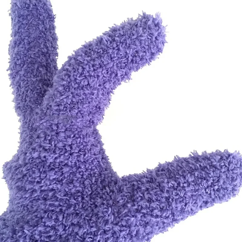 Car Care Wash Cleaner Gloves Auto Detailing Dust Removal Gloves Coral Velvet Knitted Super Soft Microfiber Cleaning Gloves Brush