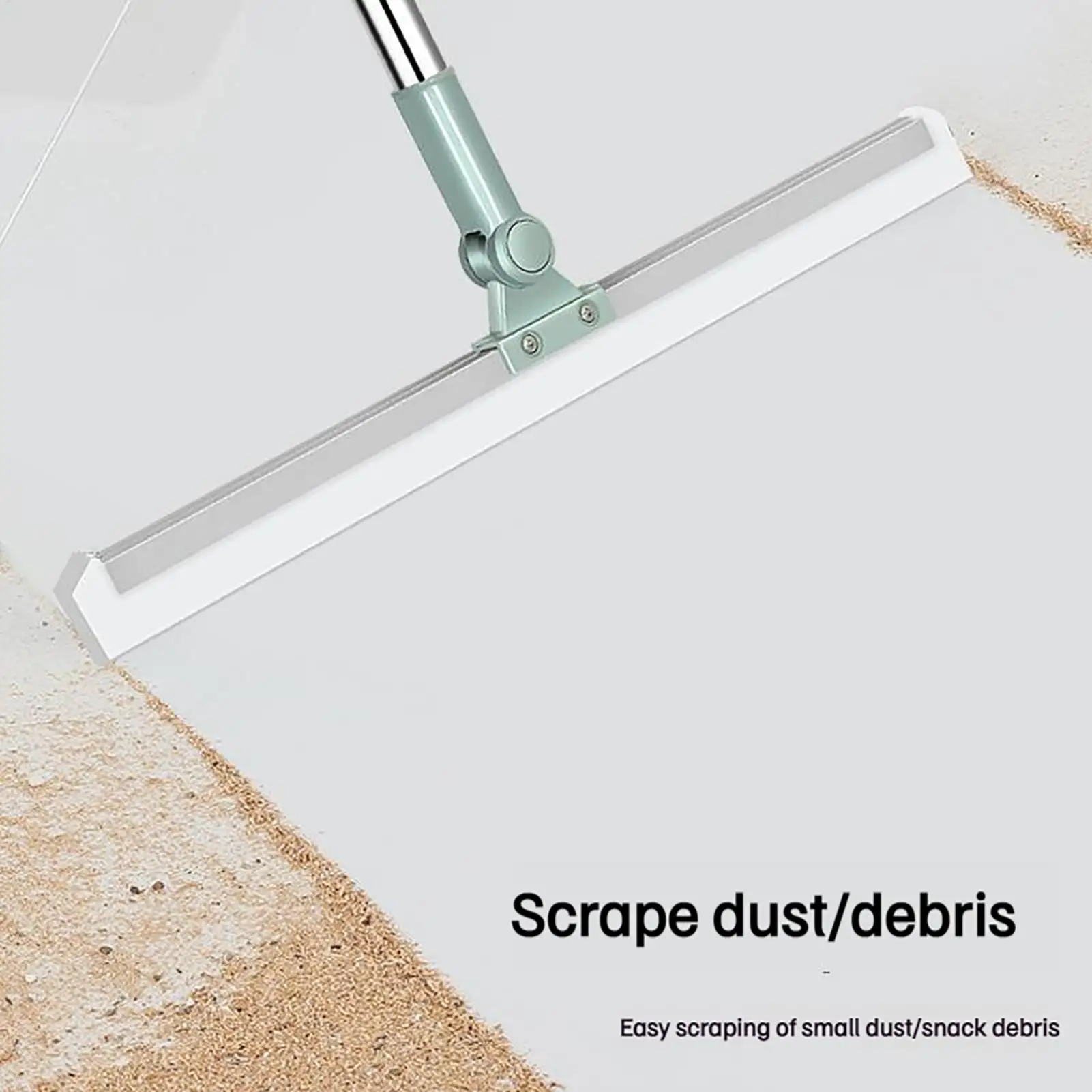 Floor Scrub Broom Scraping Broom Multi functional cleaning tool with silicone scraping edge design for Floor Bathrooms Showers
