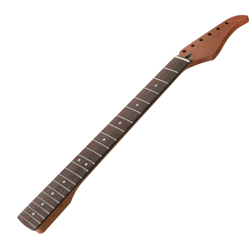 [Matte] 6-String 22-Fret Electric Guitar Neck, DIY Guitar Replacement Part for Instrument Repair, Beginner-Friendly