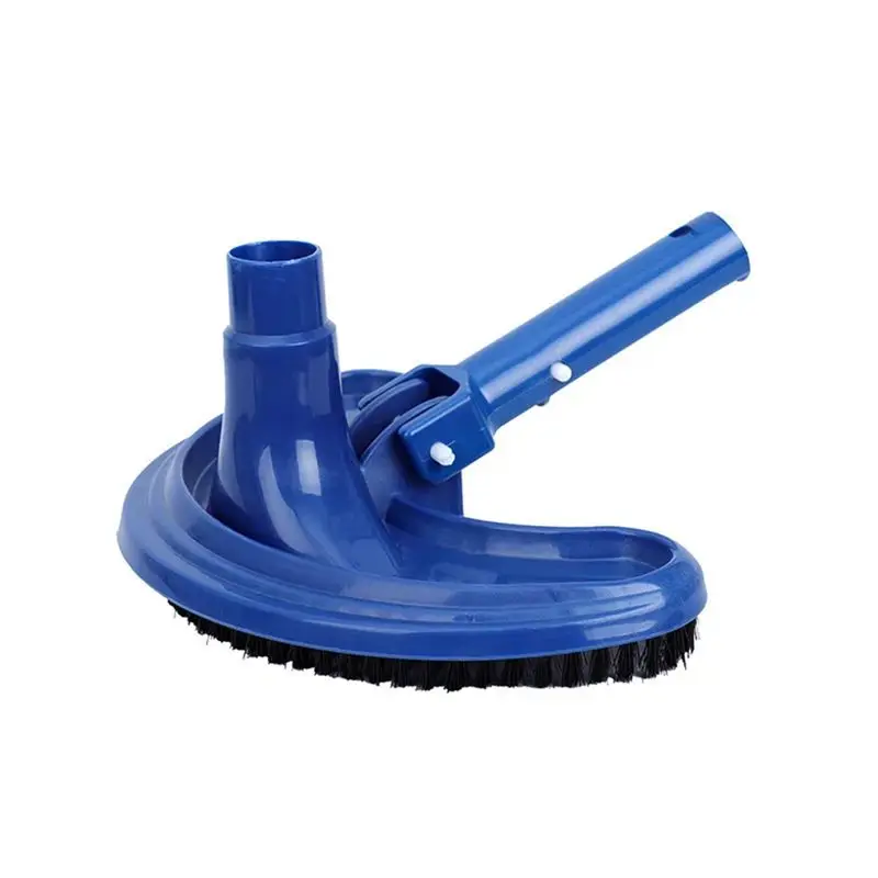 AEE8-Vacuum Head Brush Cleaner Pool Suction Head Brush Cleaner Flexible Swimming Pool Cleaning Tool Curved Brush Head
