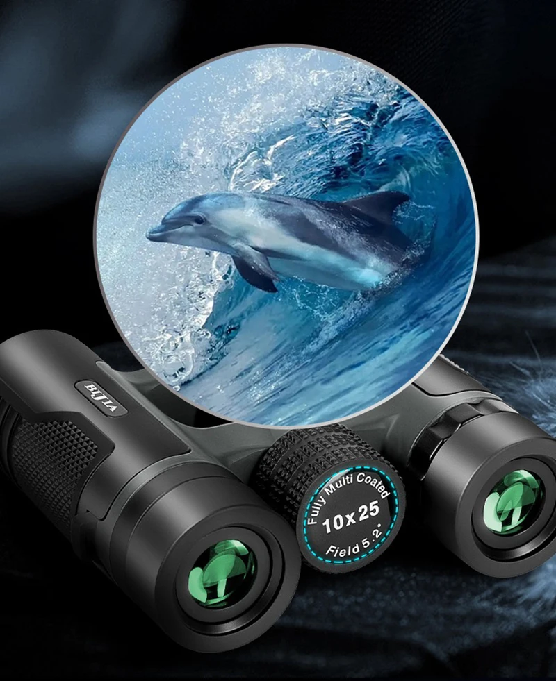 10x25 Kompaktes Fernglas mit Hoher Leistung für Erwachsene und Kinder Einfache Fokussierung HD-Optik Teleskop für Vogelbeobachtung Reisen Sport Spiele – Detail 20