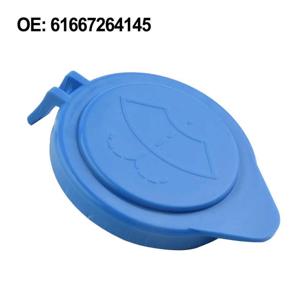 Tank Washer Cap Fluid Reservoir Cap Blue Car Exterior Truck Washer Windshield 1 Pc ABS Plastic Components 61667264145 New