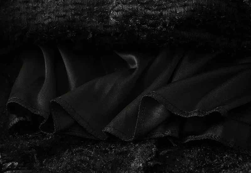 Nieuw in 2025, dames lente herfst veren pailletten lange rok mode elegante partij rechte splitrok voor vrouw