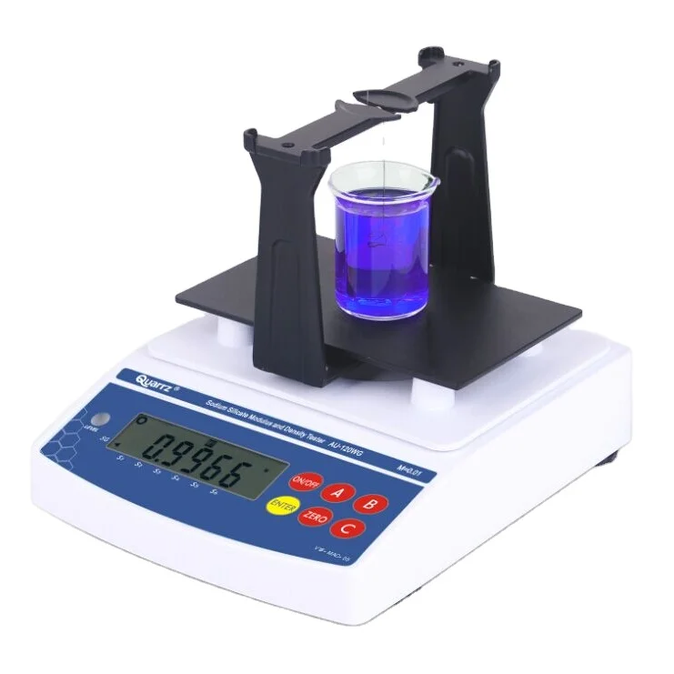 

Liquid Concentration And Density Meter High Precision Densimeter, Electronic Ethanol Juice Milk Tester AU-120C