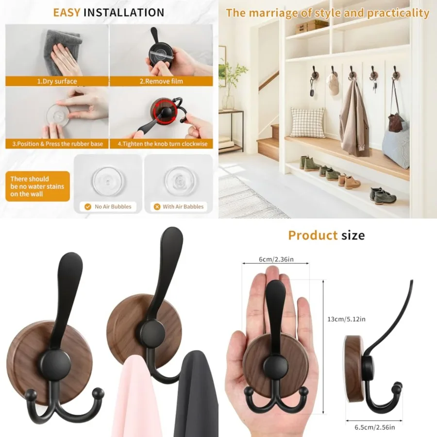 

Сверхмощные крючки на присоске для душа, аксессуары для ванной комнаты, крючки для полотенец без дрели, крючки для полотенец, халатов, пальто, полотенец, прочно на плитке стекло