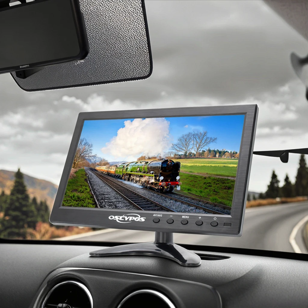 

10.1 Inch Display Mini Vga+hd Input With Screen Dvd Player Function Small Home Desktop Lcd Computer Monitor Car Display