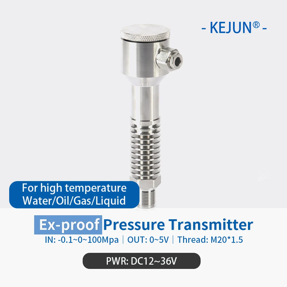 0-5v Anti-explosion Absolute Gauge Pressure Transducer for High Temperature Diesel Fuel Oil Tank lpg Pressure Transmitter