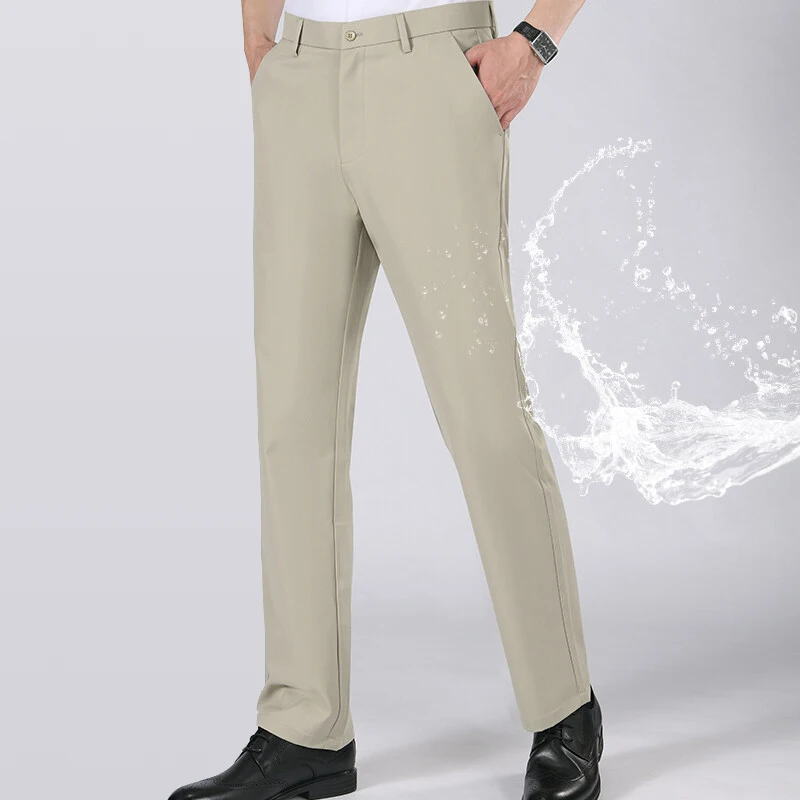 Spring Summer Men's Golf Dress Pants Work Business Casual Comfy Trousers Slacks Quick Dry Lightweight Wrinkle Free 4 Pockets