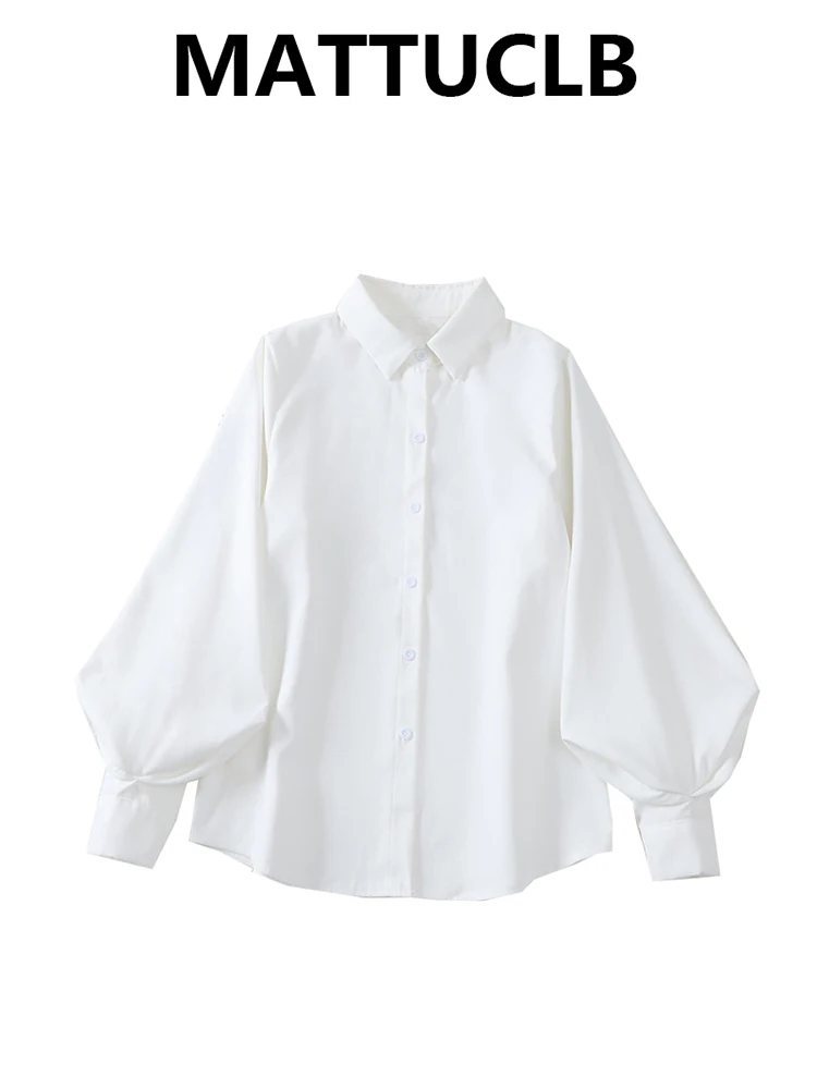 

Autumn Winter Long Sleeve Shirt French Vintage Blouse 2000s Aesthetic Korean Fashion Shoujo Oversize Tops Solid Color Elegant