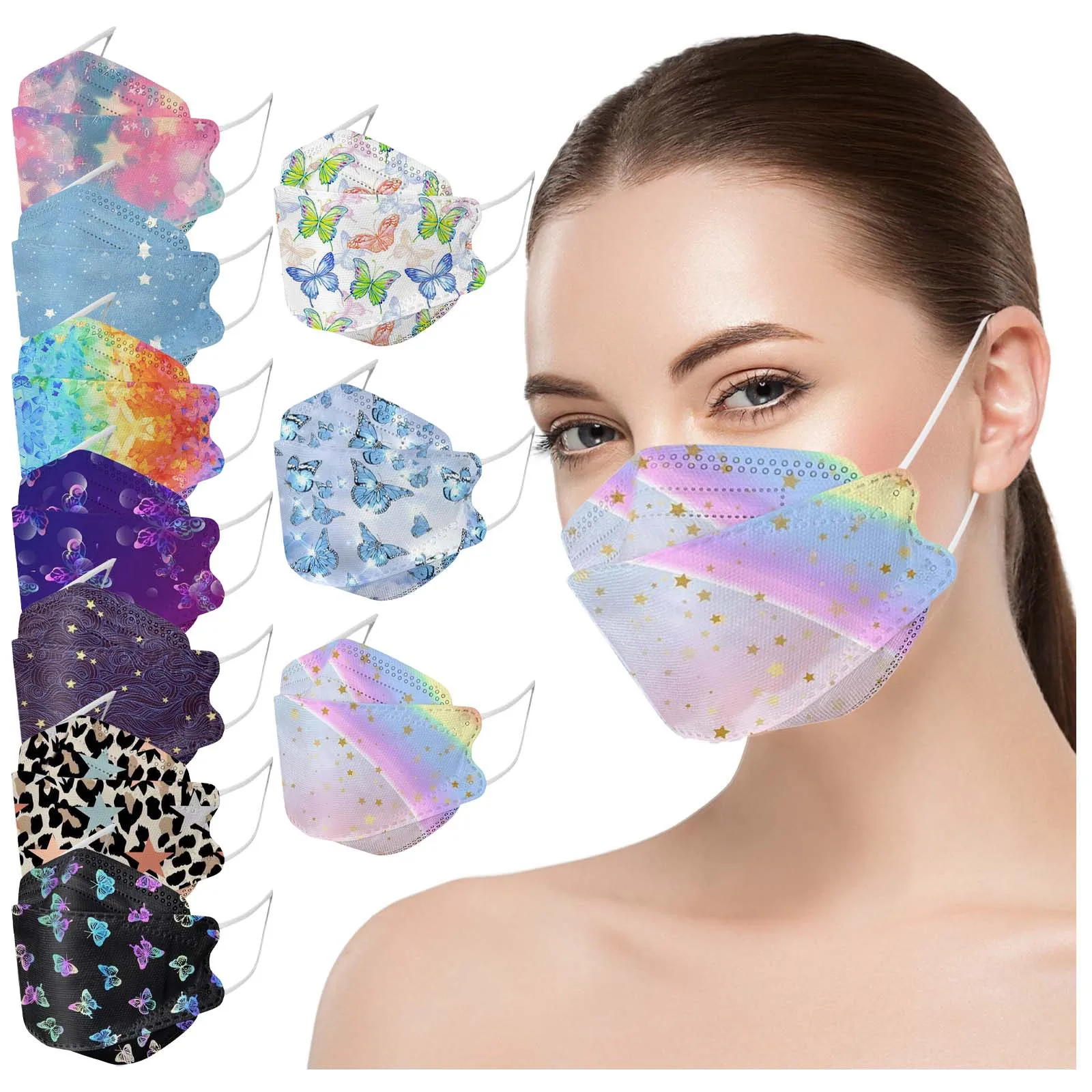 Adult Face Masks KN95 Mascarilla FPP2 Homologada 5 Layers Mascarillas FFP2 butterfly Masque FFP 2 Face Mask ffp2mask KN 95 mask