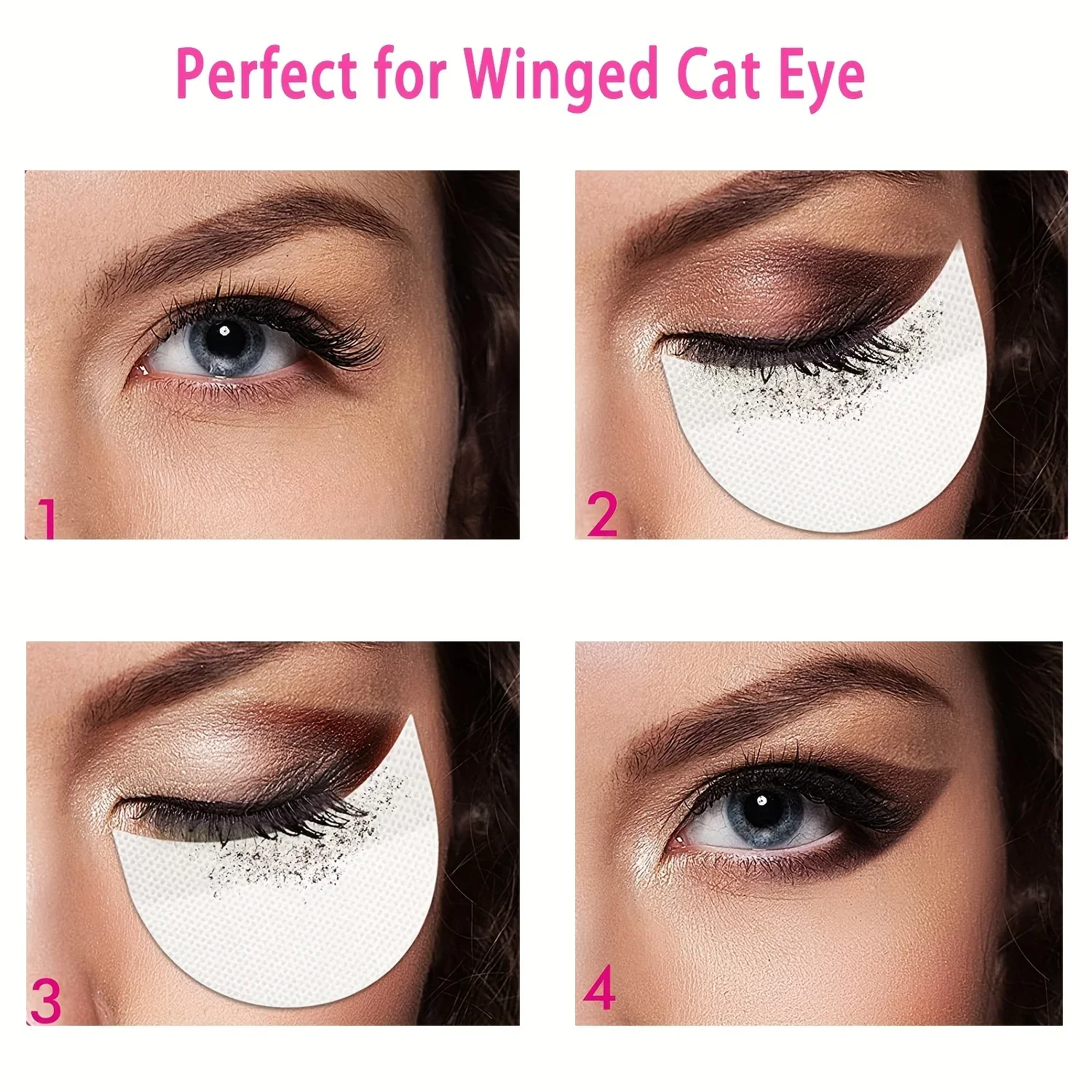 10/20Pc Eyeshadow Shields Gel Pad Patches Eyeshadow Stencils For Prevent Makeup Residue Lint Free For Eyeliner Eyelash Extension