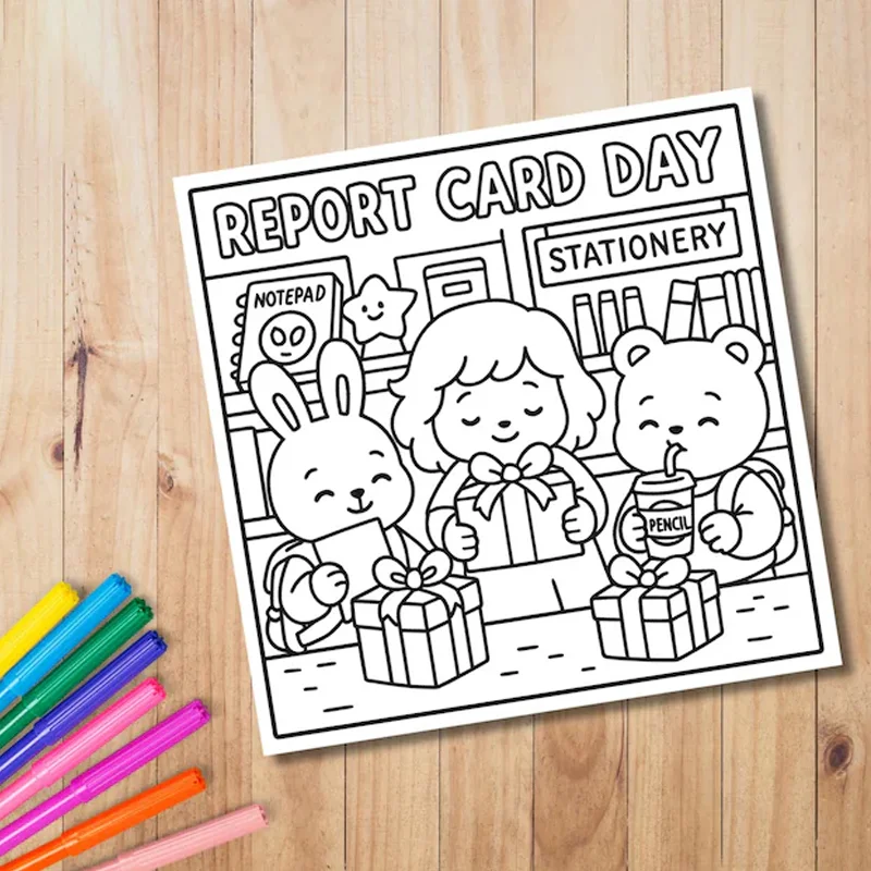 Libro para colorear Cutie de 28 páginas, libro de pintura para regalo del día de San Valentín, regalo de fiesta de cumpleaños, suministros de dibujo, Navidad