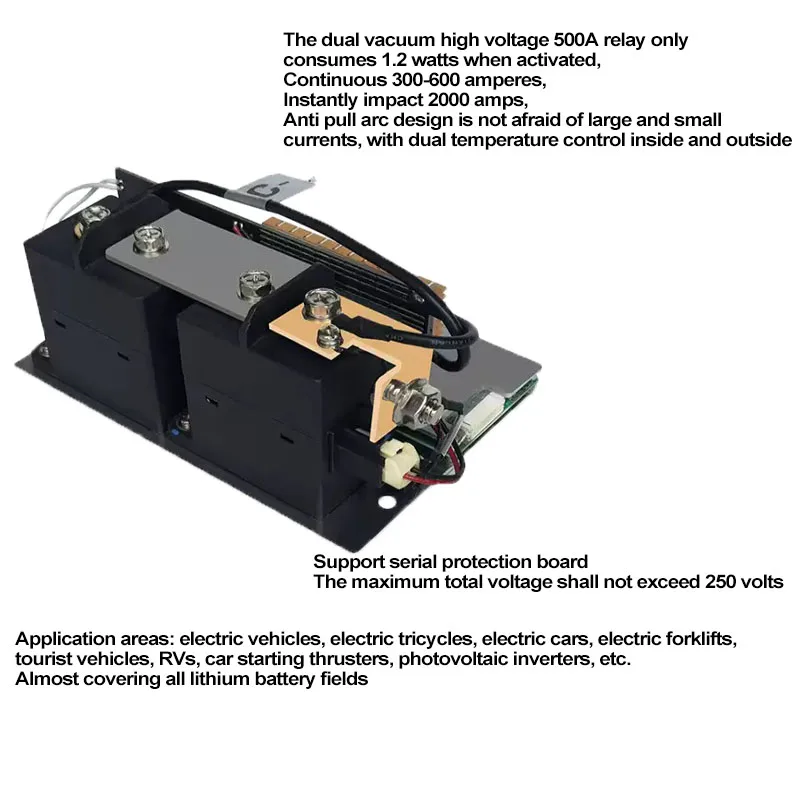 Heltecbms 3S4S-35S الجهد العالي التتابع BMS 32S Lifepo4 8S 13S 16S 24S 350A 500A 84V 96V 120V BMS التبديل الذروة الحالية 2000A 5000A
