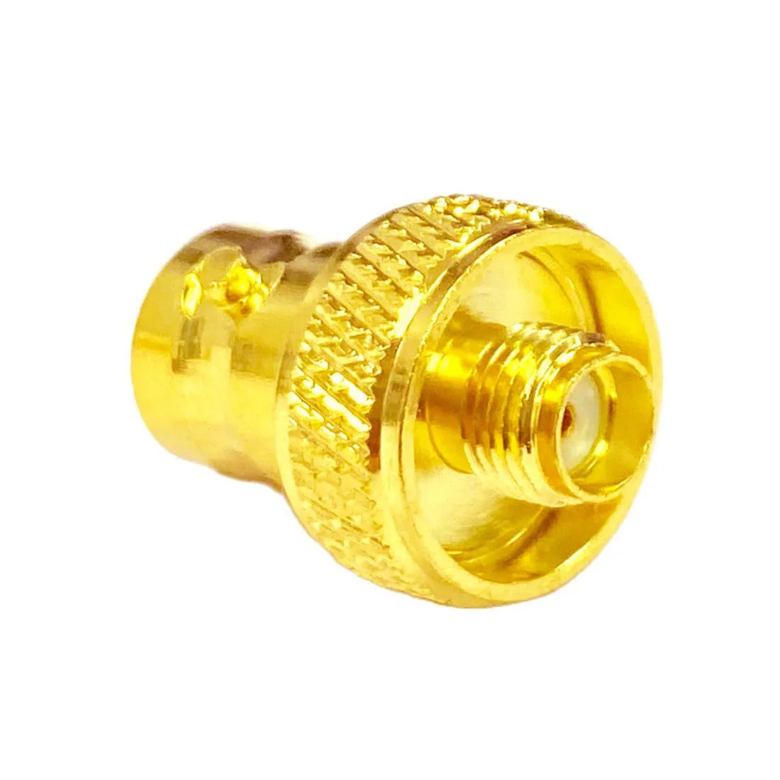 1pc BNC Female Jack  to SMA Female Jack  RF Coax Adapter Convertor Straight Goldplated Disc New for Wifi Antenna
