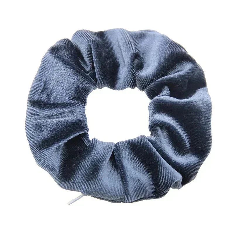 1PC Portable Hidden Safe Sight Secret Hair Tie Storage Case Hair Scrunchie With Zipper Hide Key Cash Jewelry Hair Accessories