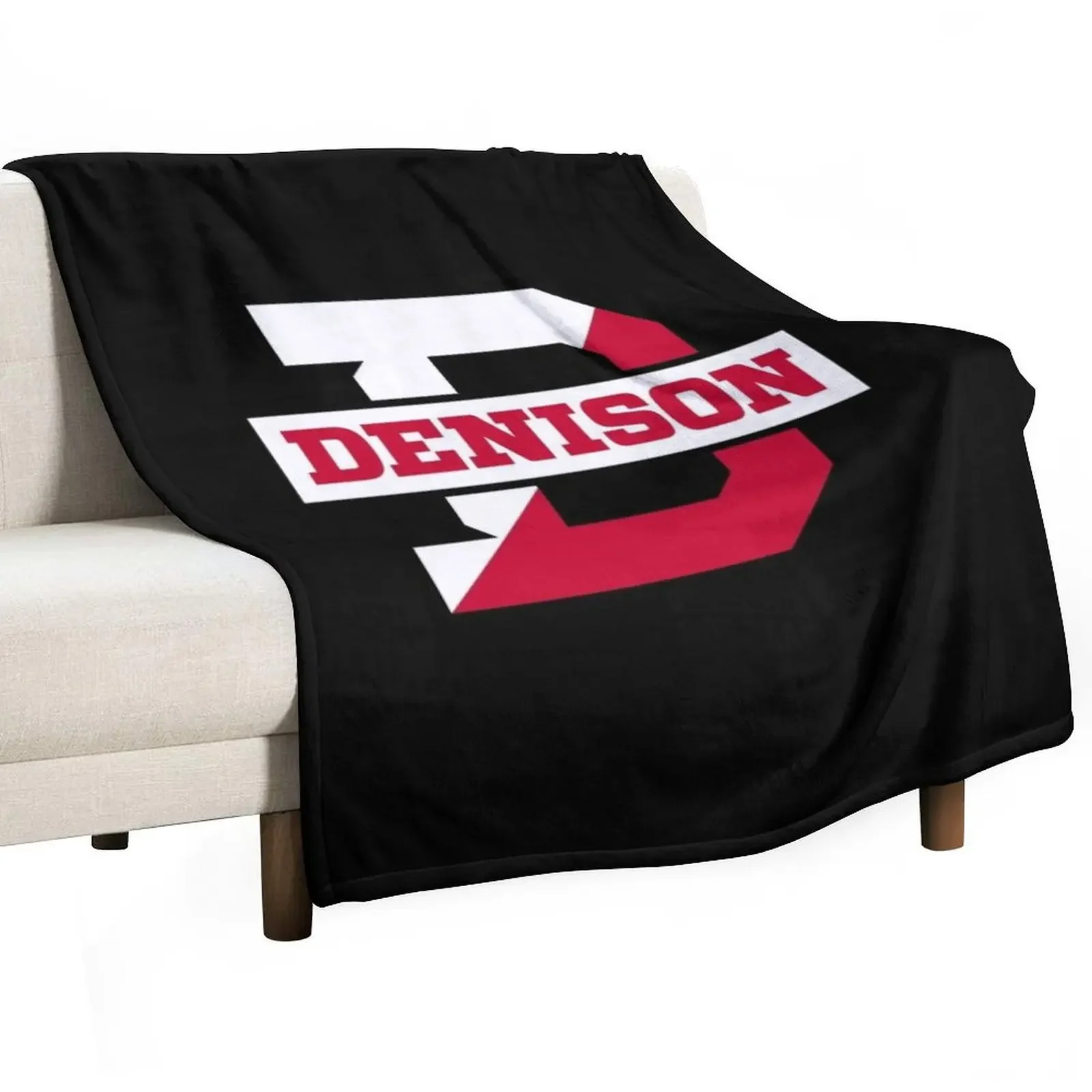 

Denison University Throw Blanket Picnic Cute Plaid Soft Blankets