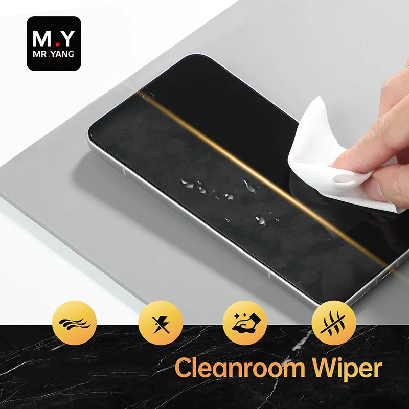 

Салфетки для чистых помещений YCS MY-H04, 400 шт./упак., мягкие салфетки для чистки микроскопов, телефонов, печатных плат, электроники, ЖК-дисплеев