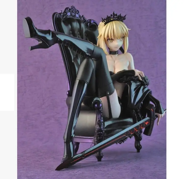 

1/6 Anime sofa saber Fate/Grand Order Kit kawaii Resin GK DIY White Assembly GK Model Statue Toys doll Collection Gifts
