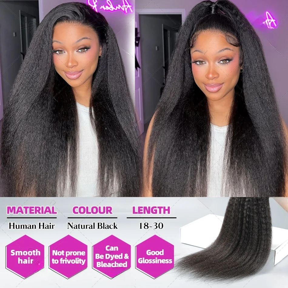 Mossily 28 30 Inci Rambut Mentah Keriting Lurus 1 3 4 Bundel 100% Bundel Rambut Manusia Ekstensi Rambut Lurus Perawan Brasil