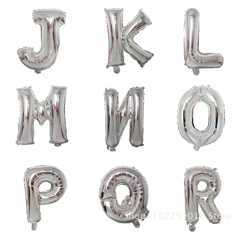 

1PC 16inch Alphabet Foil Letter Balloon Happy Birthday Party Balloon DIY Wedding Decorations Balloons Kids Baby Shower Supplies