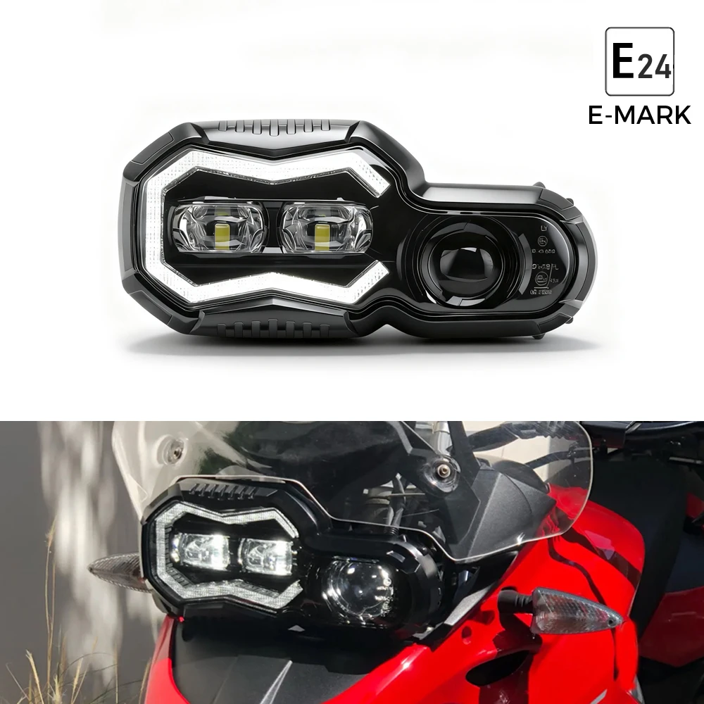KEMIMOTO E-Mark-zugelassene Scheinwerfer für BMW F800GS ADV F800R F650GS F700GS Motorradbeleuchtung, komplette LED-Scheinwerfer-Baugruppe – Detail 16