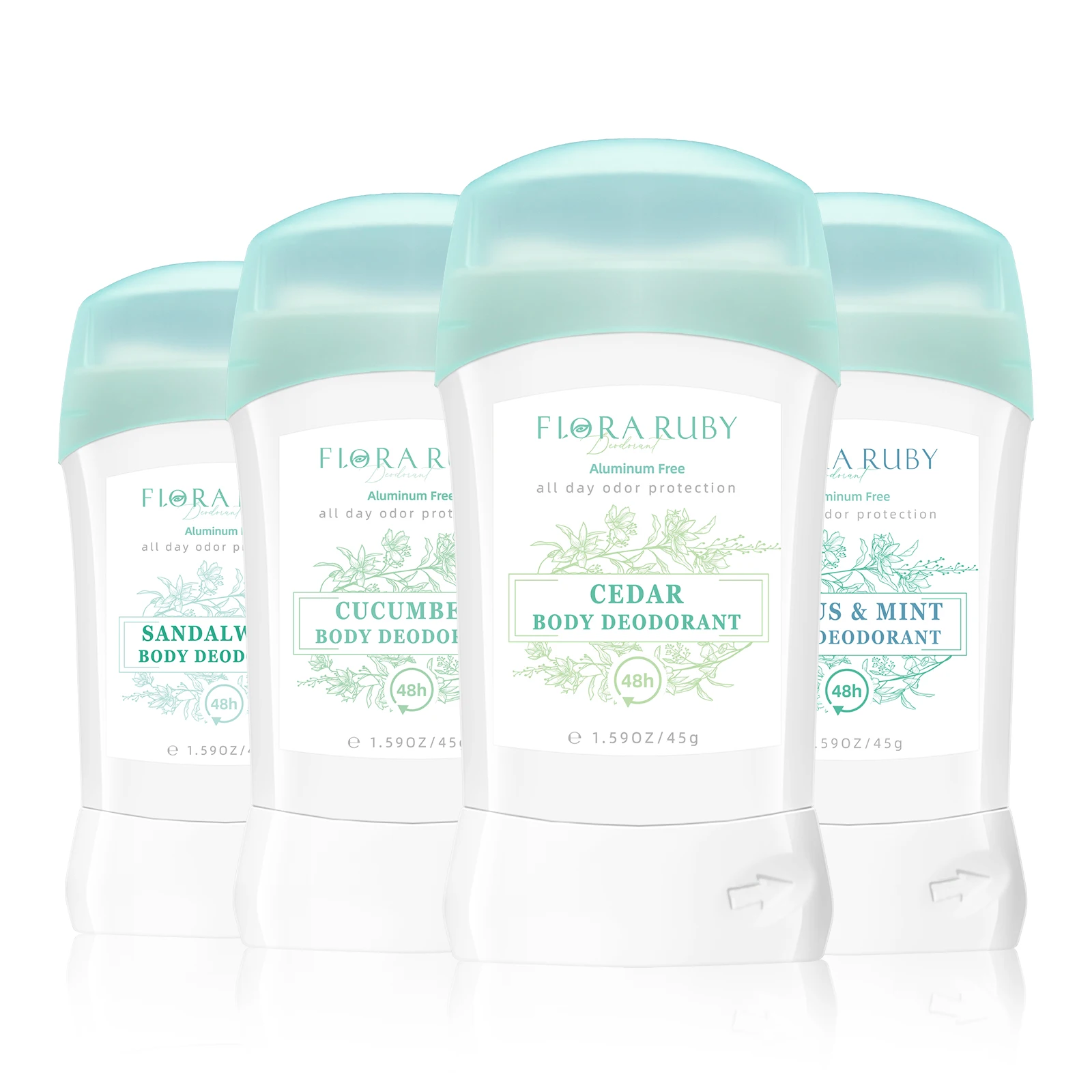 

4Pcs/Set Body Odor Remove Cream Underarm Bad Smell Sweating Removal Armpit Refreshing Anti Lasting Aroma Deodorant Body Care Set
