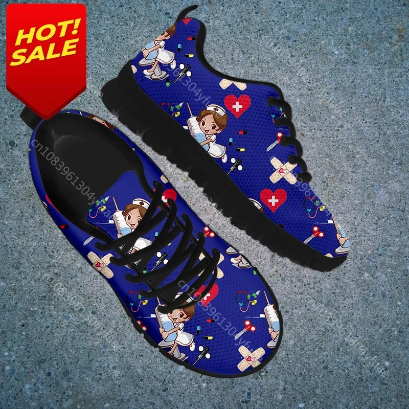 Dropshipping Comodo Delle Scarpe Della Maglia Del Respiro Delle Scarpe Da Tennis Casuali Adorabili Del Fumetto Dell'infermiera D