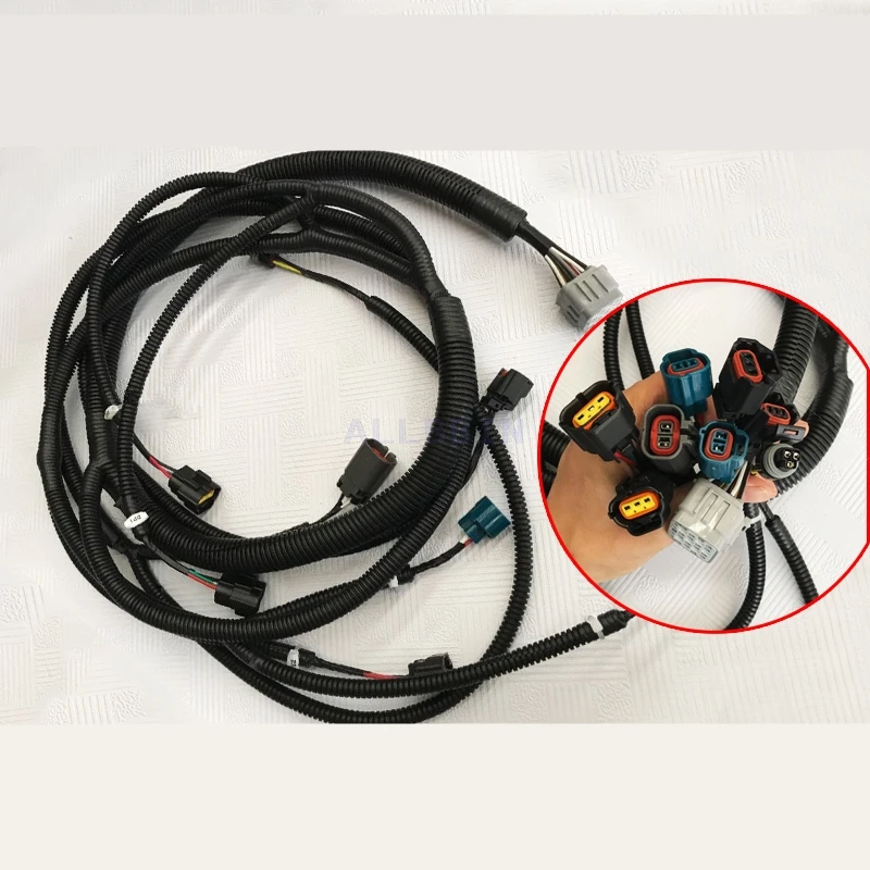 For HITACHI ZX ZAX120 200 240 270-6-3G hydraulic pump wiring harness direct injection pump control high temperature accessories