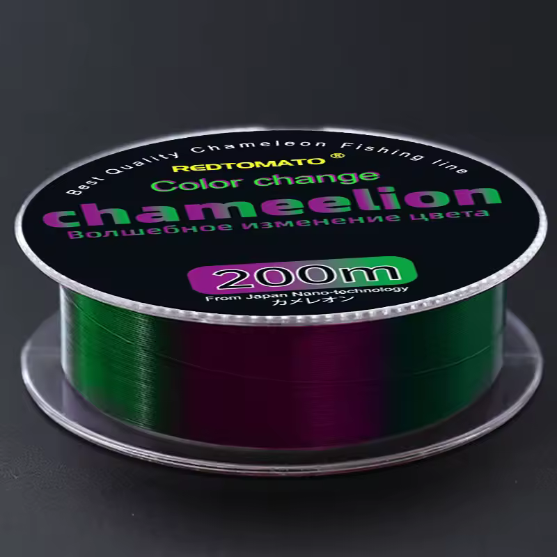 200m Green Color Changing Fishing Line Fluorocarbon Coat Monofilament Nylon Sea/Fresh Water Carp Wire Leader Fishing Line