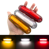 1Pc/2Pcs 6 LED 12V 24V Truck Trailer Rear Side Marker Light External Warning Lamp Indicator Tail Light 10-30V Car Accessories