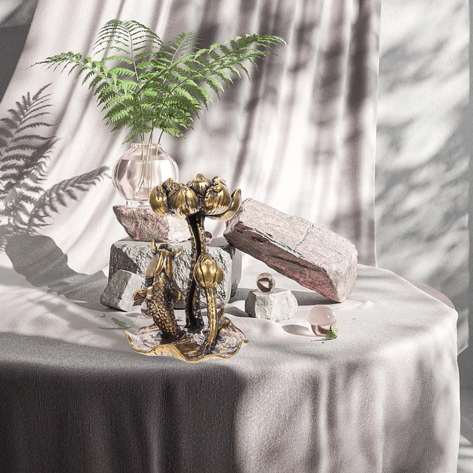 

Hollow Out Incense Burner for Home Decor Premium Copper Aroma Therapy Censer Ornament Desktop Art Craft Relaxation Gift